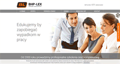 Desktop Screenshot of bhp-lex.pl