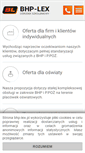 Mobile Screenshot of bhp-lex.pl